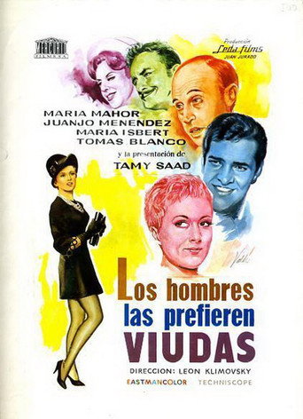 Los hombres las prefieren viudas movie poster