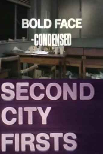 Bold Face: Condensed movie poster
