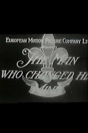 The Man Who Changed His Mind movie poster