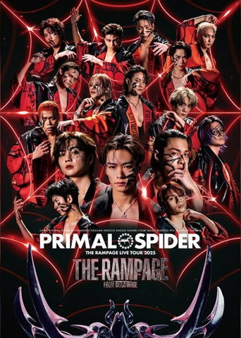 THE RAMPAGE Live Tour 2025 PRIMAL SPIDER movie poster