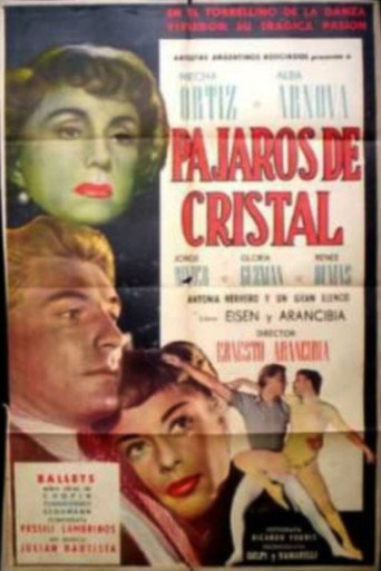 Pájaros de cristal movie poster