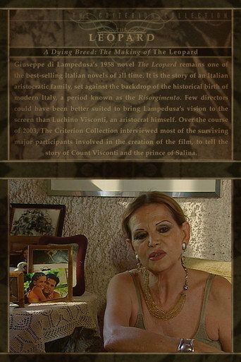 A Dying Breed: The Making of 'The Leopard' movie poster