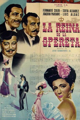 La reina de la opereta movie poster