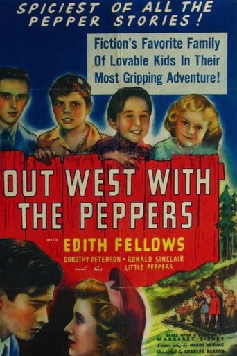 Out West with the Peppers movie poster
