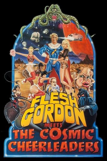 Flesh Gordon Meets the Cosmic Cheerleaders movie poster