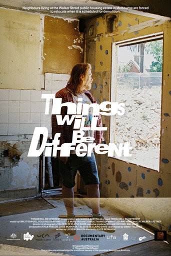Things Will Be Different movie poster