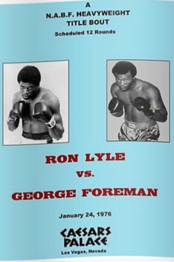 George Foreman vs. Ron Lyle movie poster