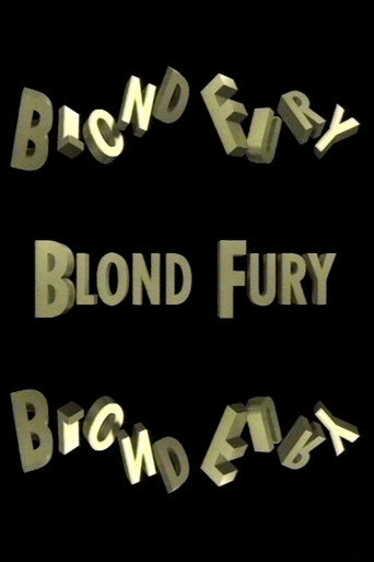 Blond Fury movie poster