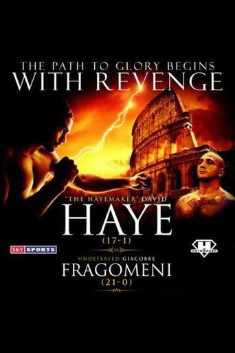 David Haye vs. Giacobbe Fragomeni movie poster