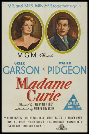 Madame Curie movie poster
