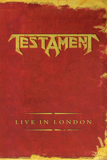 Testament: Live in London movie poster