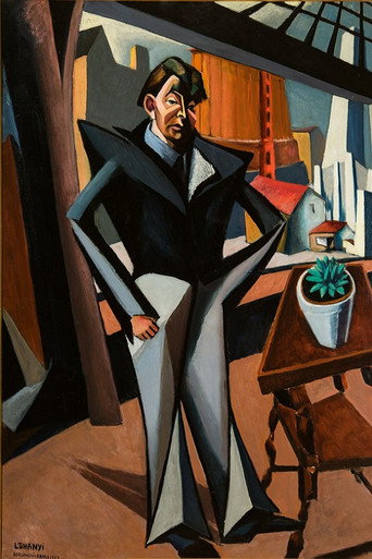 The man in the background movie poster