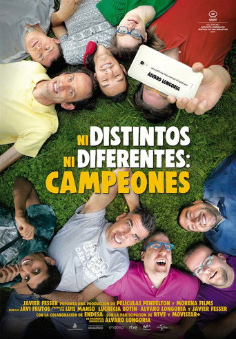 Ni distintos ni diferentes: Campeones movie poster