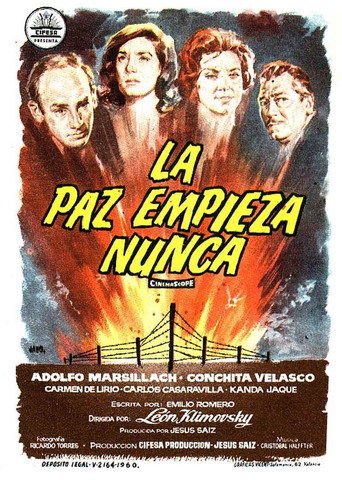 La paz empieza nunca movie poster
