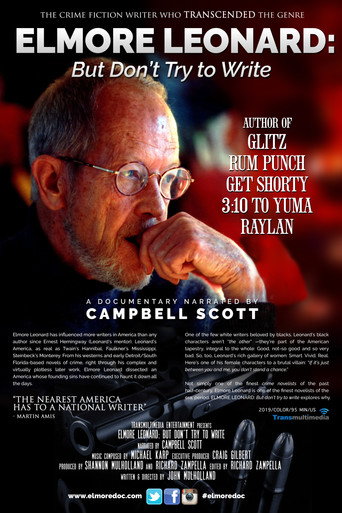 Elmore Leonard: "But Don't Try to Write" movie poster