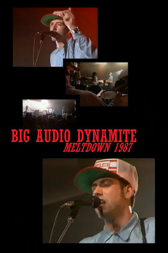 Big Audio Dynamite: Meltdown 1987 movie poster