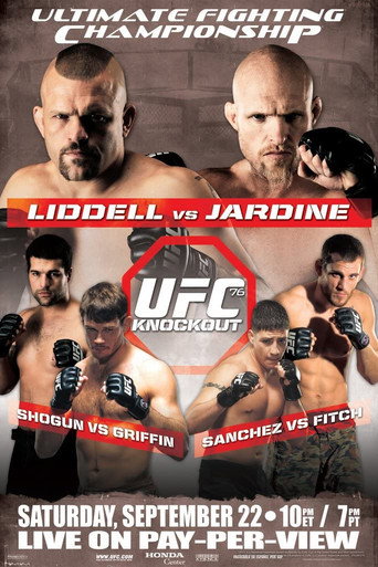 UFC 76: Knockout movie poster