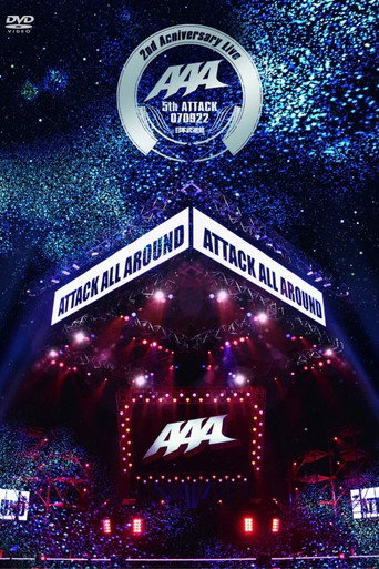 AAA 2nd Anniversary Live -5th ATTACK 070922- Nippon Budokan movie poster