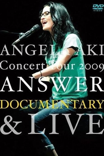 ANGELA AKI Concert Tour 2009 ANSWER DOCUMENTARY movie poster