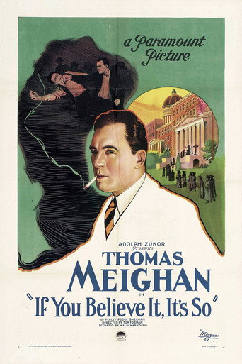 If You Believe It, It's So movie poster