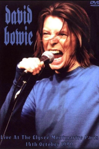 David Bowie - Live at The Elysee Montmartre Paris movie poster