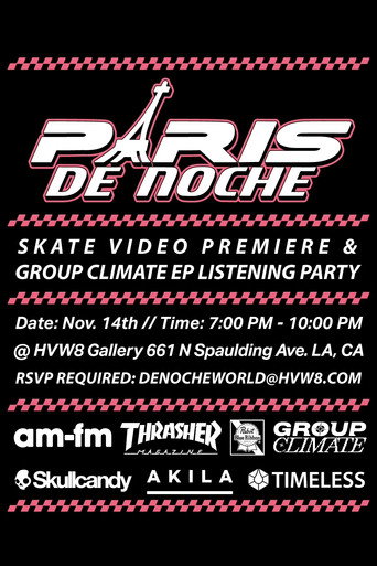 Paris De Noche movie poster