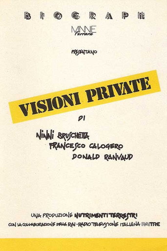 Visioni private movie poster