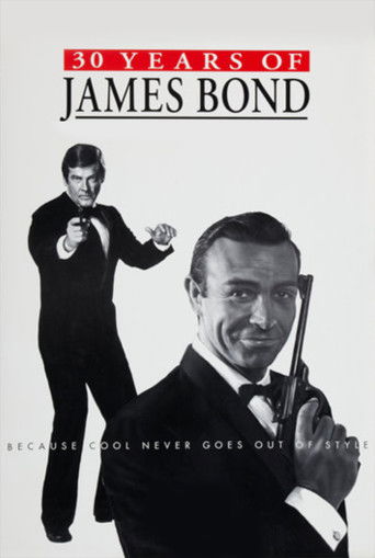 30 Years of James Bond movie poster