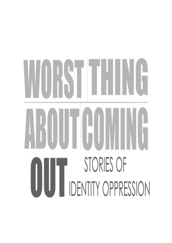 Worst Thing About Coming Out movie poster