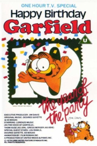 Happy Birthday Garfield movie poster