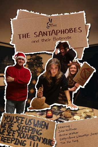 THE SANTAPHOBES and their flatmate movie poster