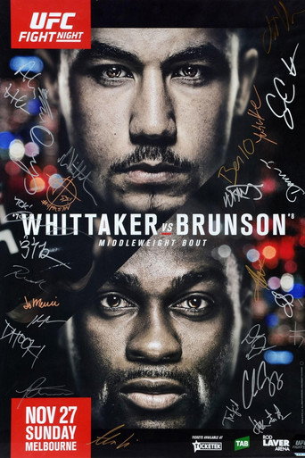 UFC Fight Night 101: Whittaker vs. Brunson movie poster