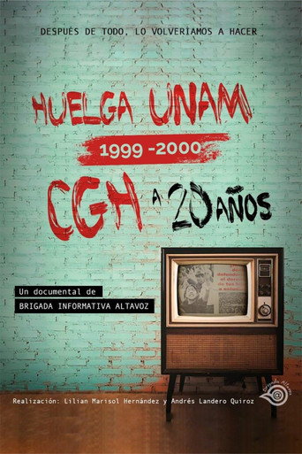 Huelga UNAM 1999 - 2000: CGH a 20 Años movie poster