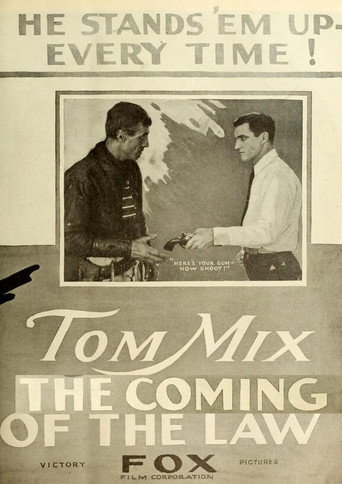 The Coming of the Law movie poster
