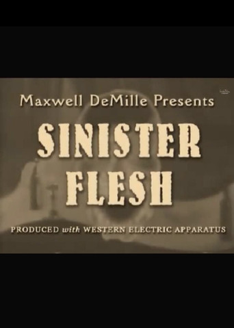 Sinister Flesh movie poster