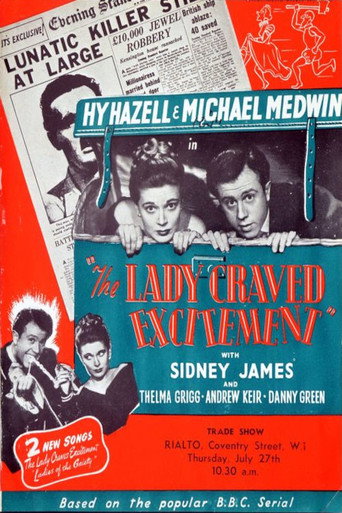 The Lady Craved Excitement movie poster