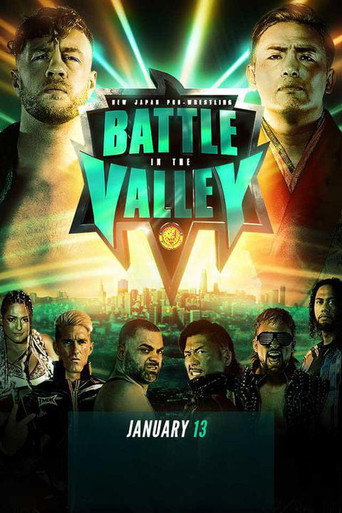 NJPW Battle in the Valley 2024 movie poster