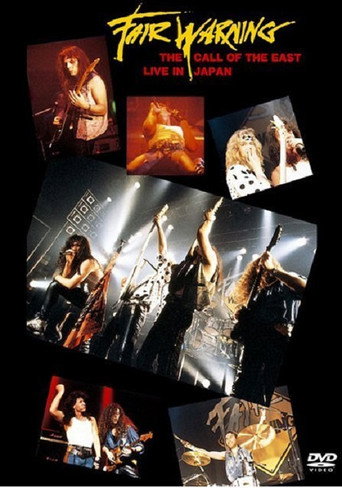 Fair Warning: The Call of the East Live In Japan 1993 movie poster