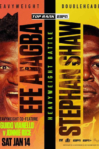 Efe Ajagba vs. Stephan Shaw movie poster