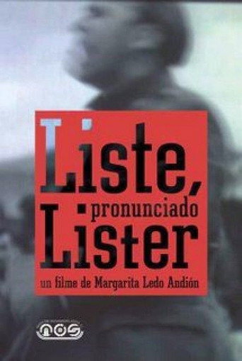 Liste, pronunciado Líster movie poster
