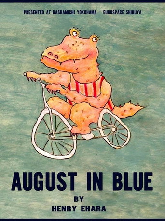 August in Blue movie poster