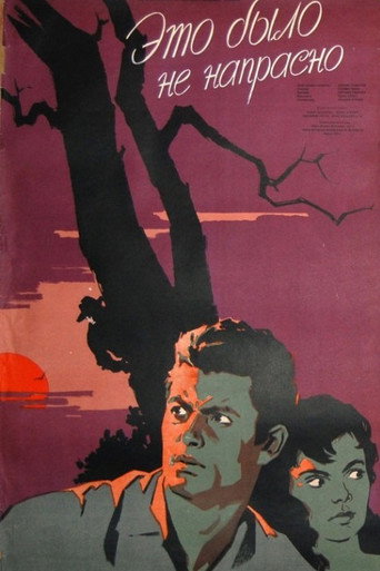 It Was Not In Vain movie poster