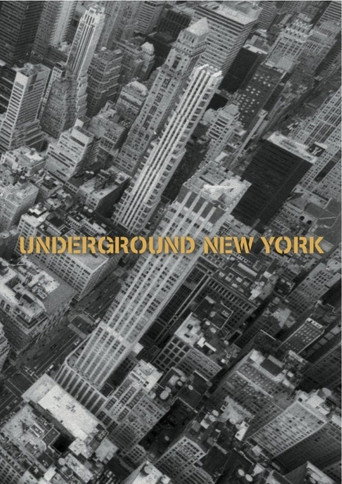 Underground New York movie poster