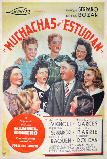 Muchachas que estudian movie poster