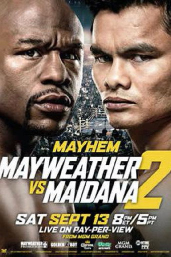 Floyd Mayweather Jr. vs. Marcos Maidana II movie poster