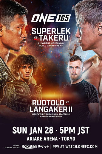 ONE 165: Superlek vs. Takeru movie poster