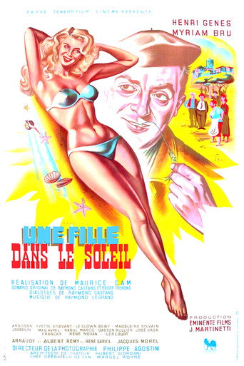 Une fille dans le soleil movie poster
