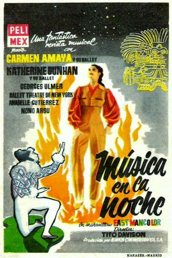 Música en la noche movie poster