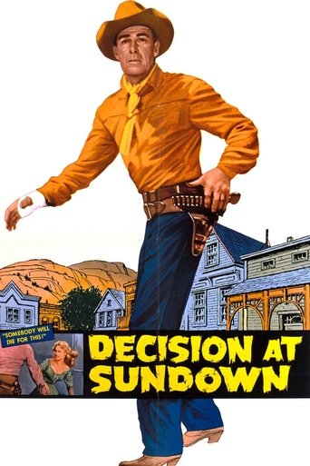Decision at Sundown movie poster