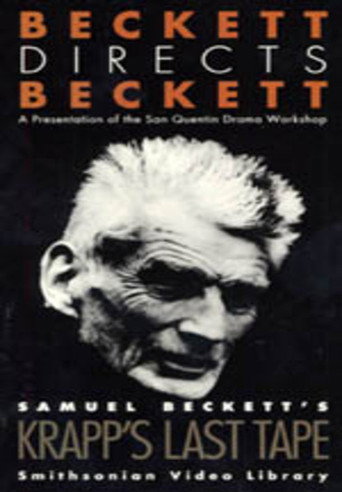 Beckett Directs Beckett: Krapp's Last Tape by Samuel Beckett movie poster